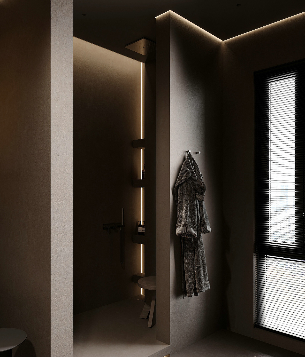 132㎡黑色系住宅设计-19