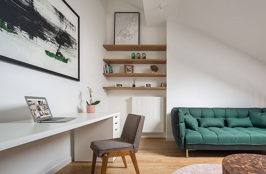 波兰带黑白夹层的空间利用型小公寓丨波兰罗兹丨3XEL Architekci-21