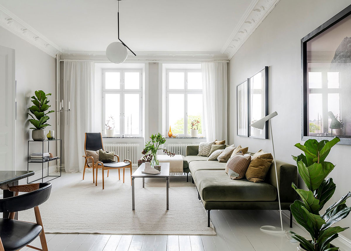 格特堡优雅斯堪的纳维亚公寓-12