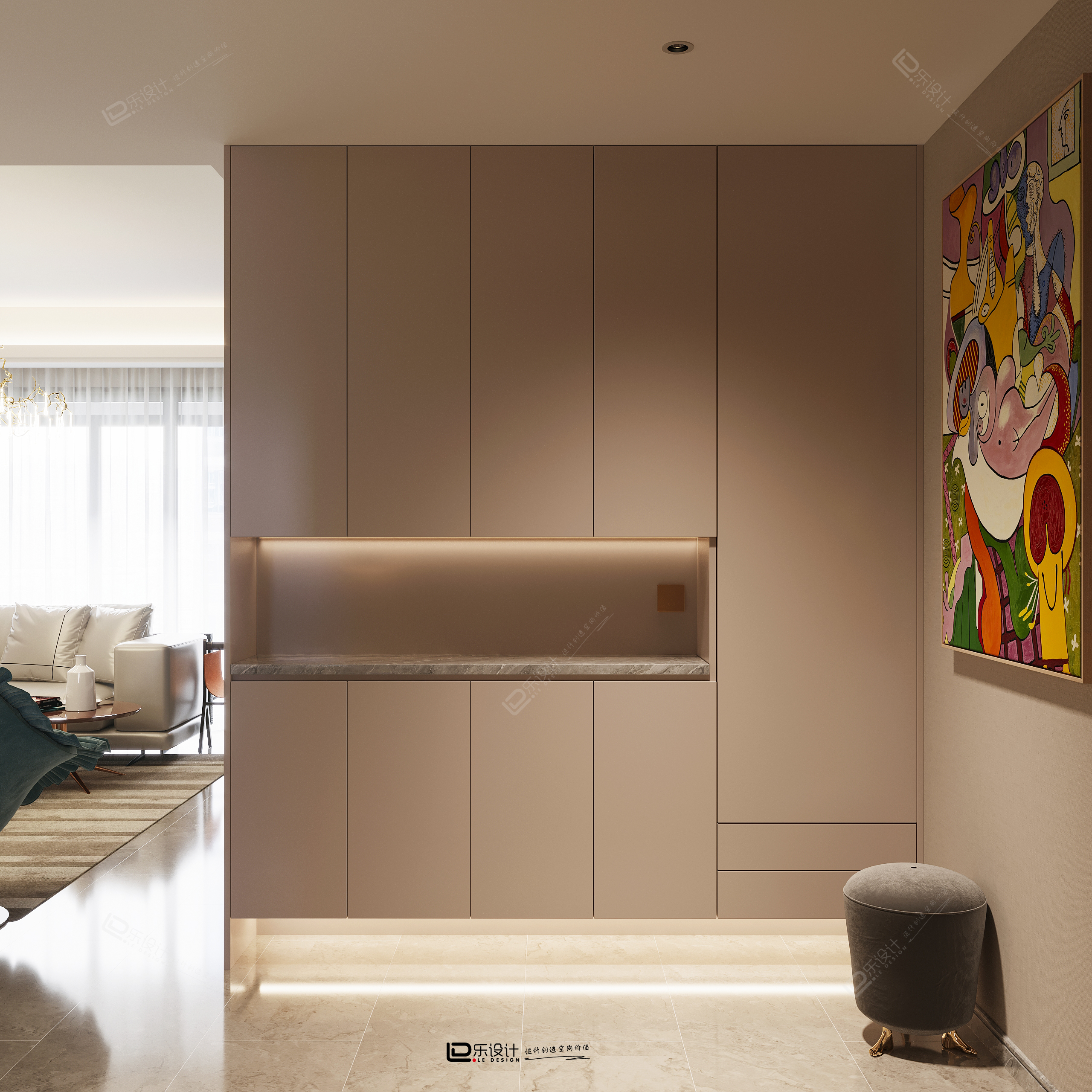 绿城晓风印月188方全案软装设计丨中国杭州丨LD设计-9