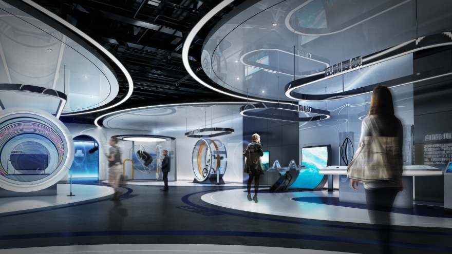 企业展厅设计-23