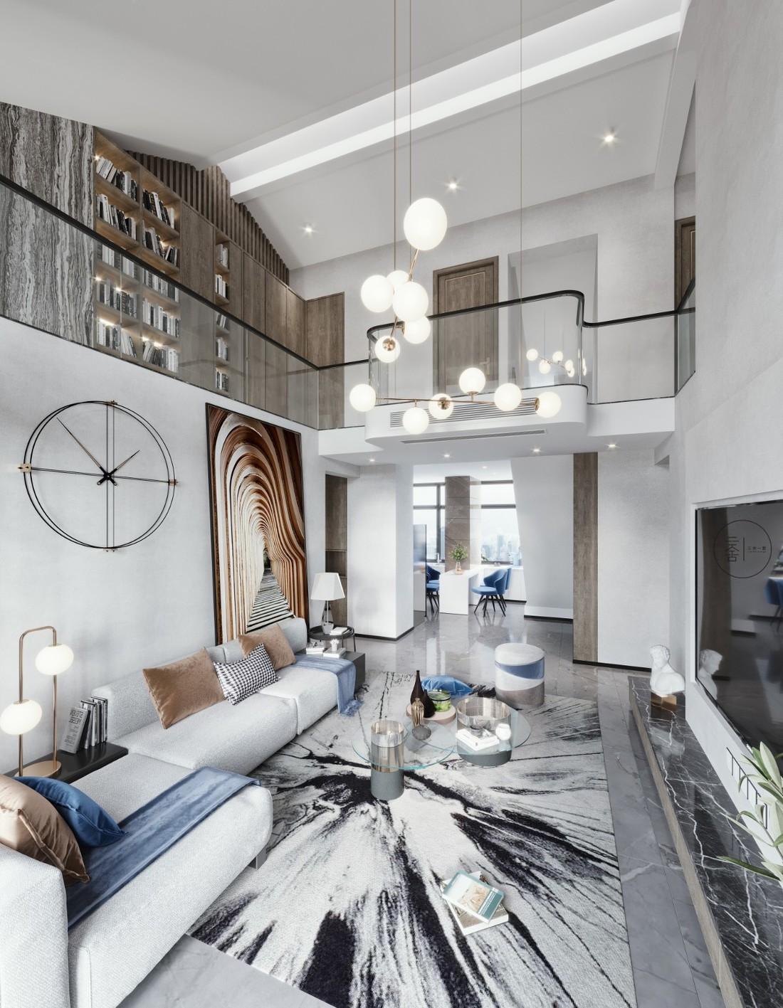 
三舍设计-200㎡夏风 -1