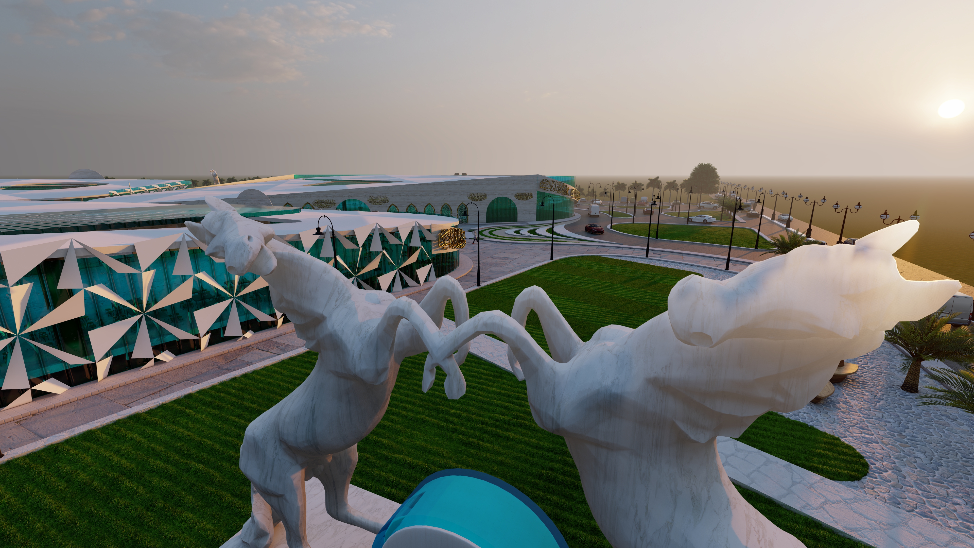 GRADUATION PROJECT ( ISLAMIC MUSEUM IN NEW RASHID )-14