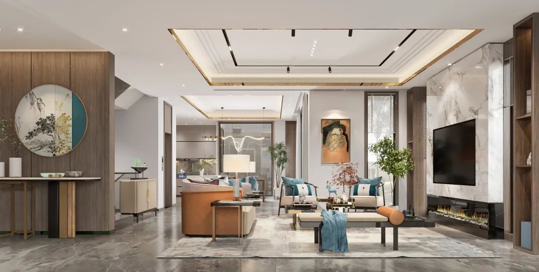 金科·九曲河新中式联排别墅丨彭华设计团队-37