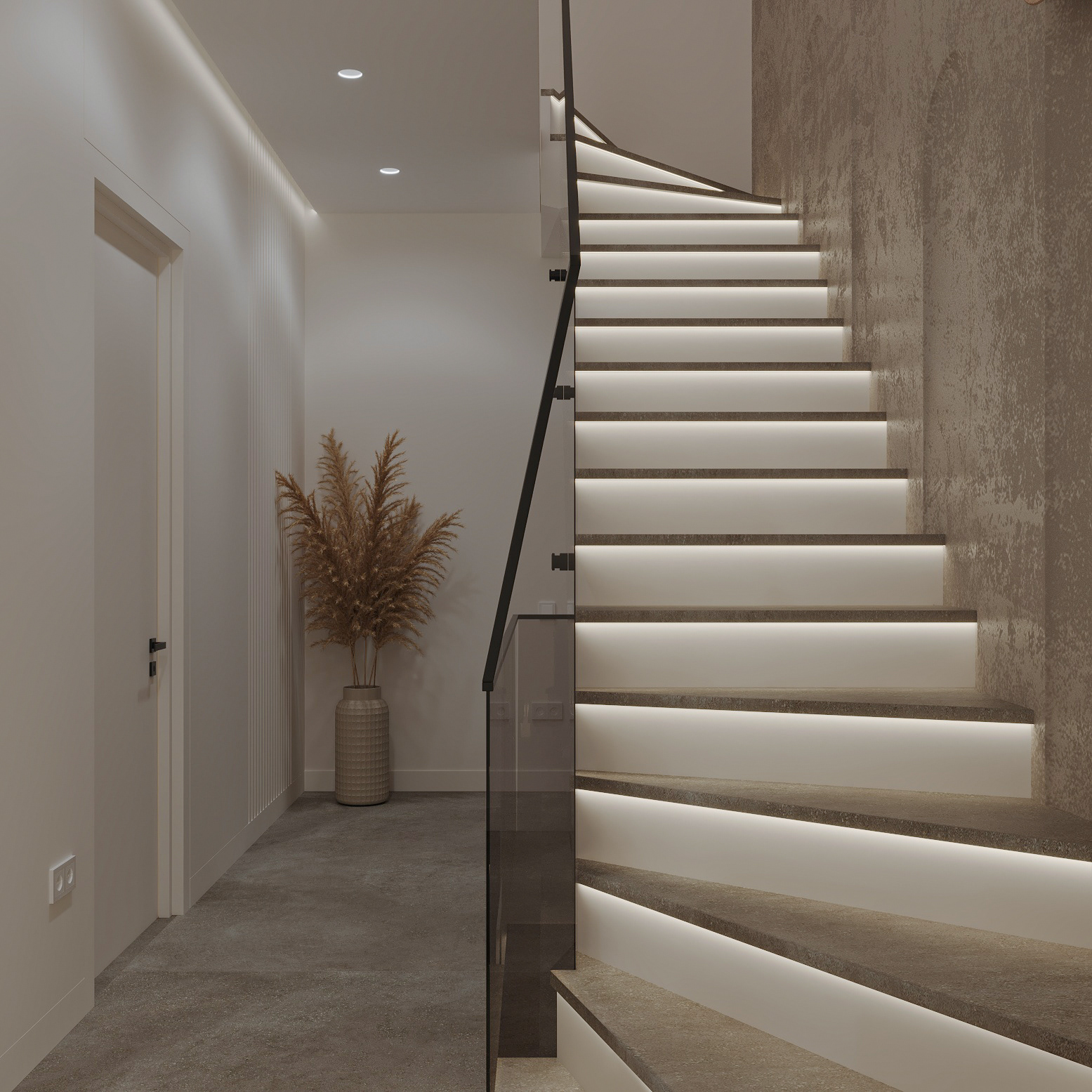 Scandinavian private house interior design-58