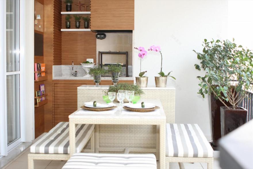 巴西 Vivai Moema 住宅 | 简约与细节的完美结合-4