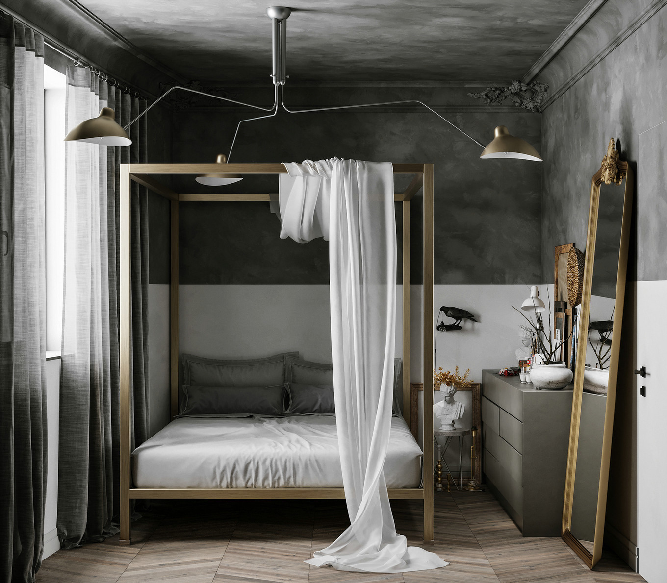 极简欧式设计 - 鸟瞰图高清原图赏析-10