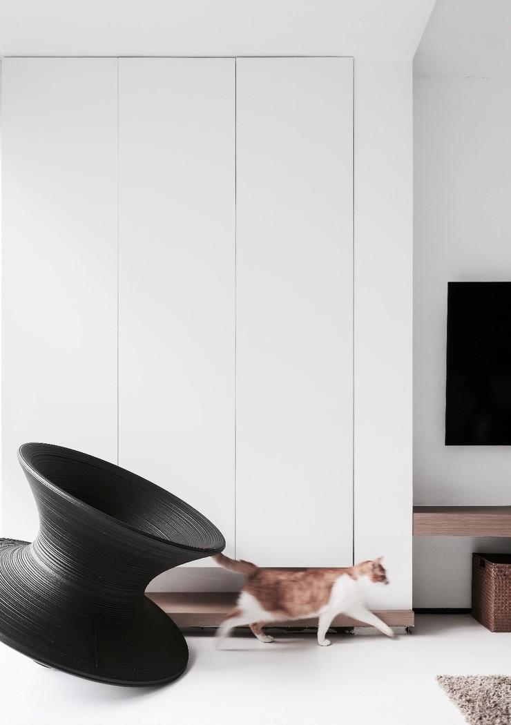 黑白简约室内设计,打造四维空间互动-2