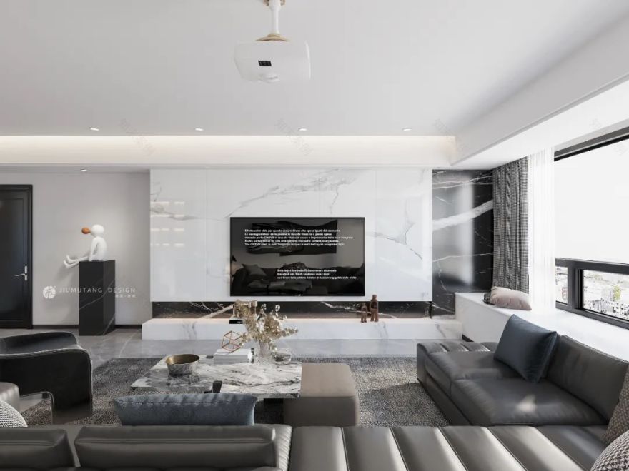 九木堂新作 | 50°灰,定义现代简约空间-23