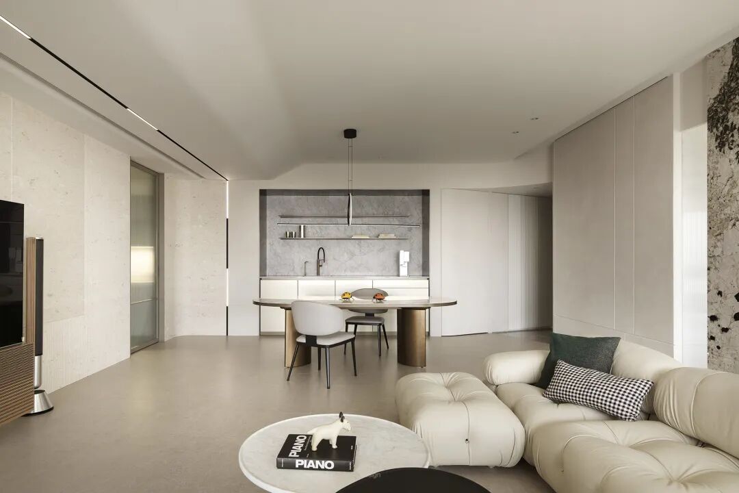 149㎡温柔米色调，她生活的松弛感，由家开始！-8