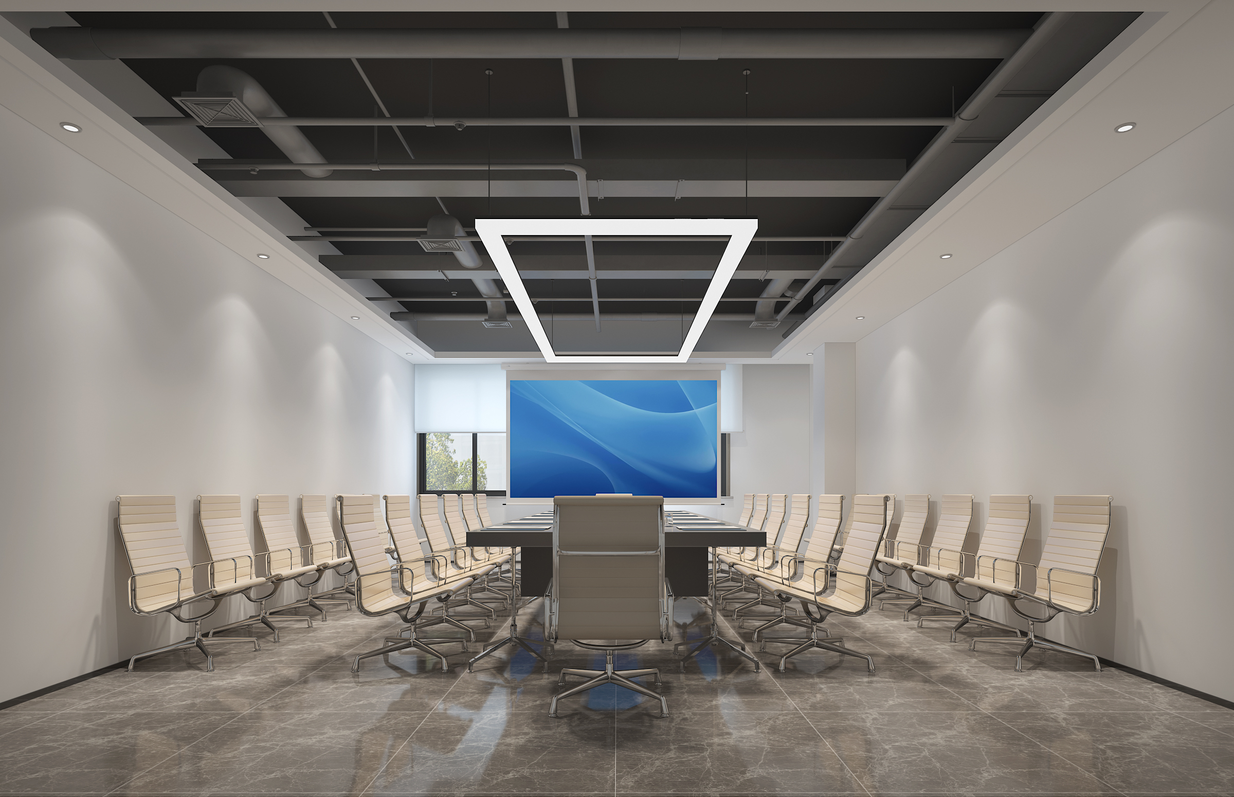 坤达江山筑物业办公室装修设计丨中国丨腾升建筑装饰股份有限公司-10