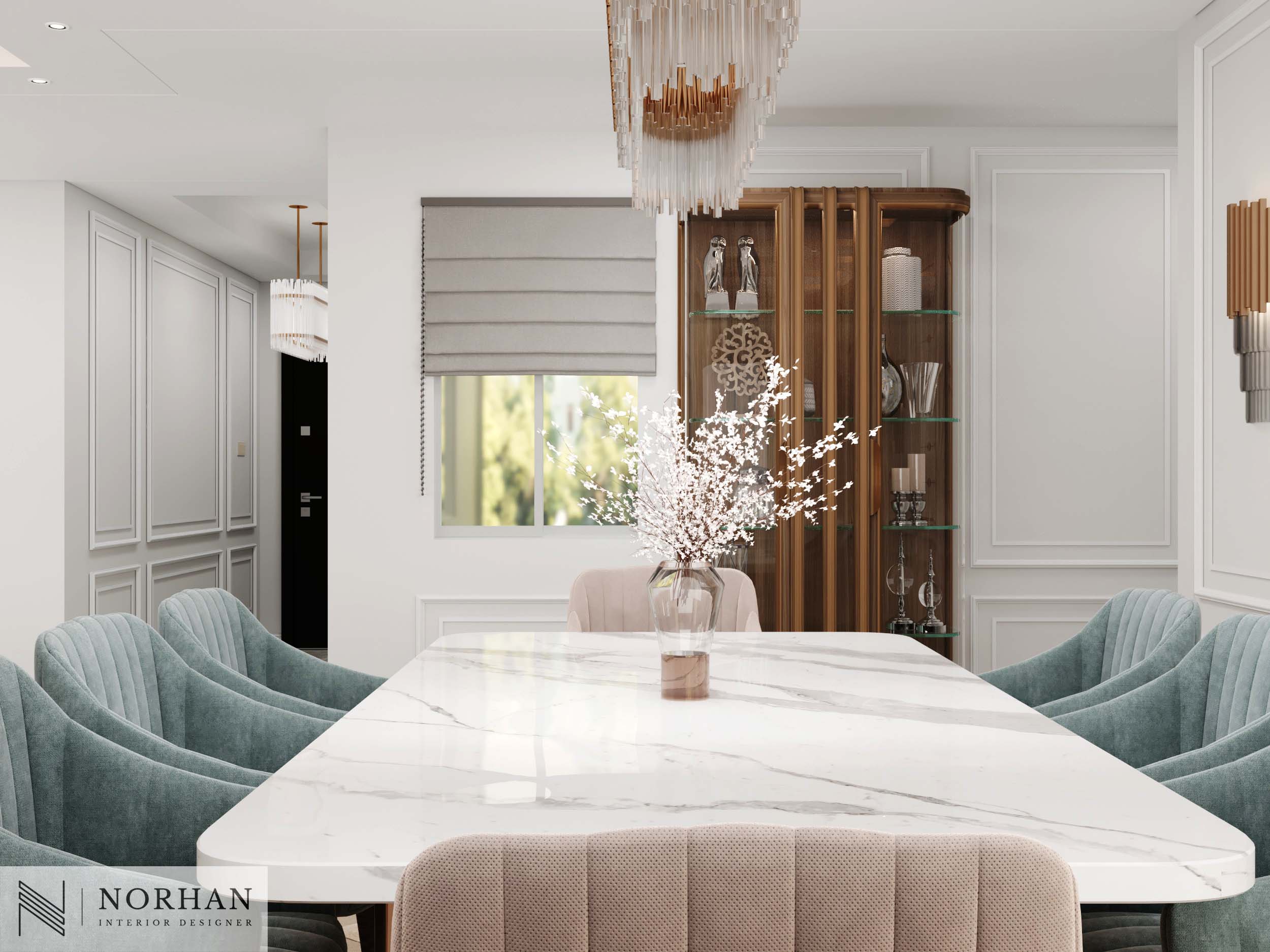 Neoclassic Interior Design For Apartment In Cairo-8