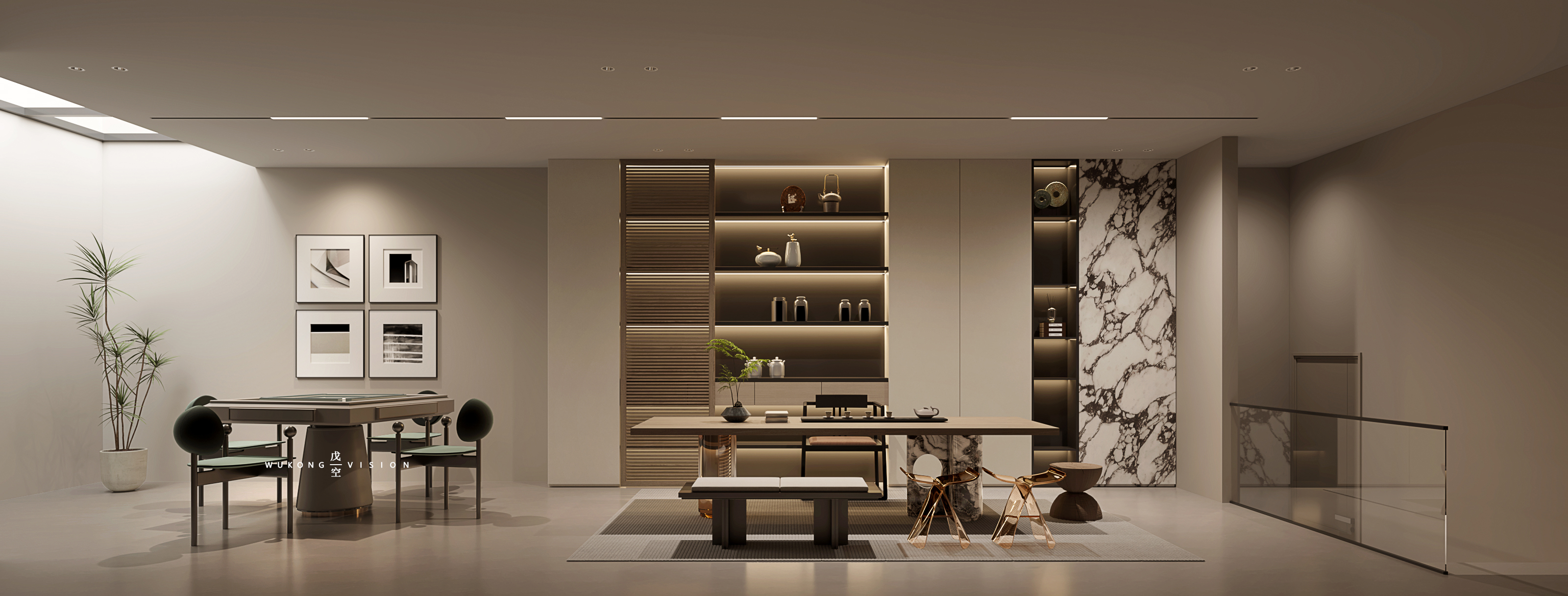 /戊空效果图表现/ 意式风格/-8