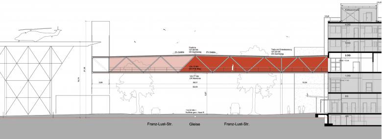 SCHOYERER ARCHITEKTEN_SYRA丨Brücke Städtisches Klinikum in Karlsruhe丨德国-12