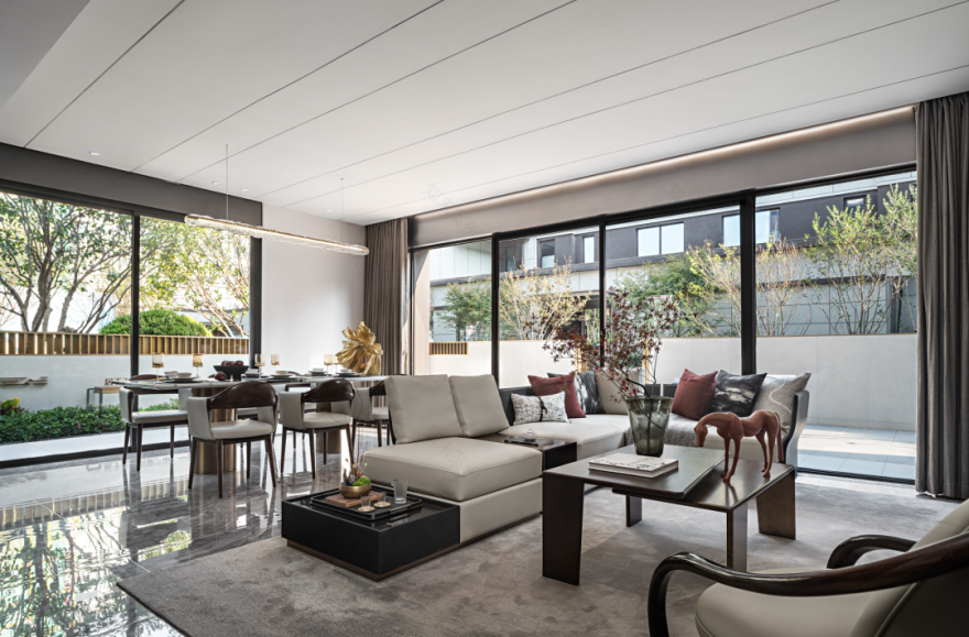 中奥九江甘棠朗境 300㎡样板间丨中国九江丨UMA 伍玛设计-9