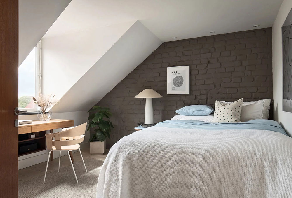 百年砖墙的现代阁楼公寓-16