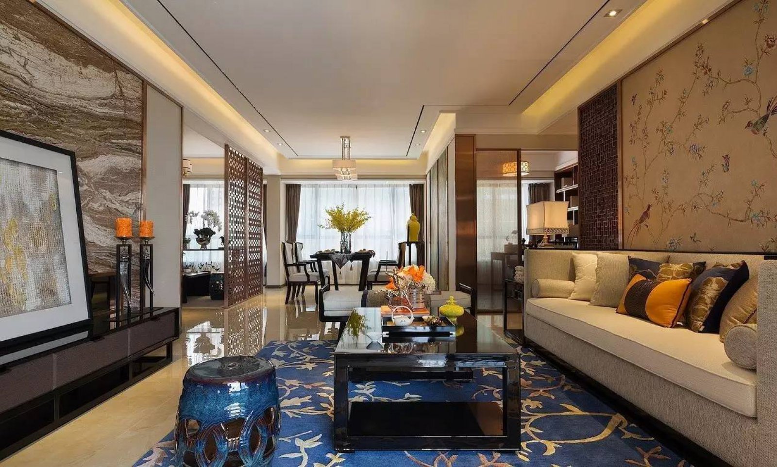 惠州中洲集团新中式样板房逸尚东方-1