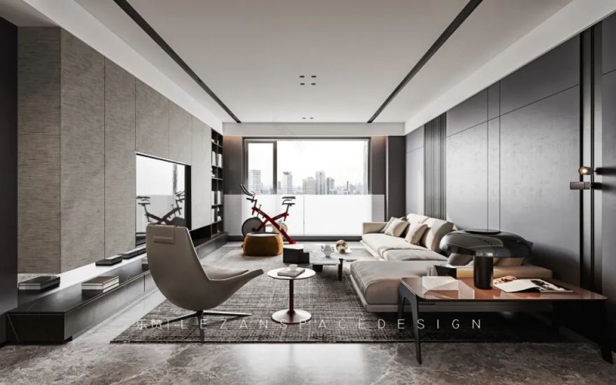 高质人居 唯美灰调丨中国上海丨宁波市乐赞室内装饰设计有限公司-5