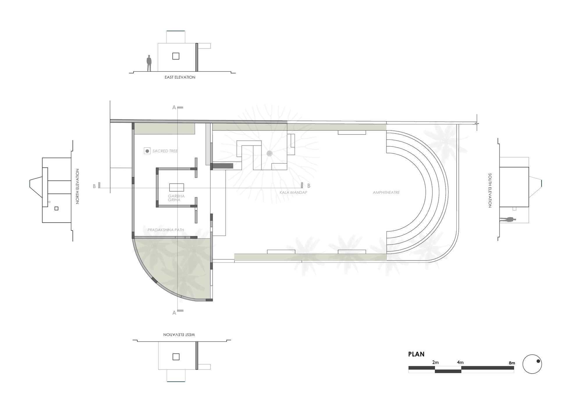 活动中心建筑丨印度丨Karan Darda Architects-15