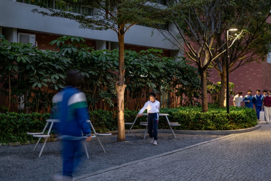 广州南方学院番禺附属中学景观改造丨中国广州丨BAM百安木-87