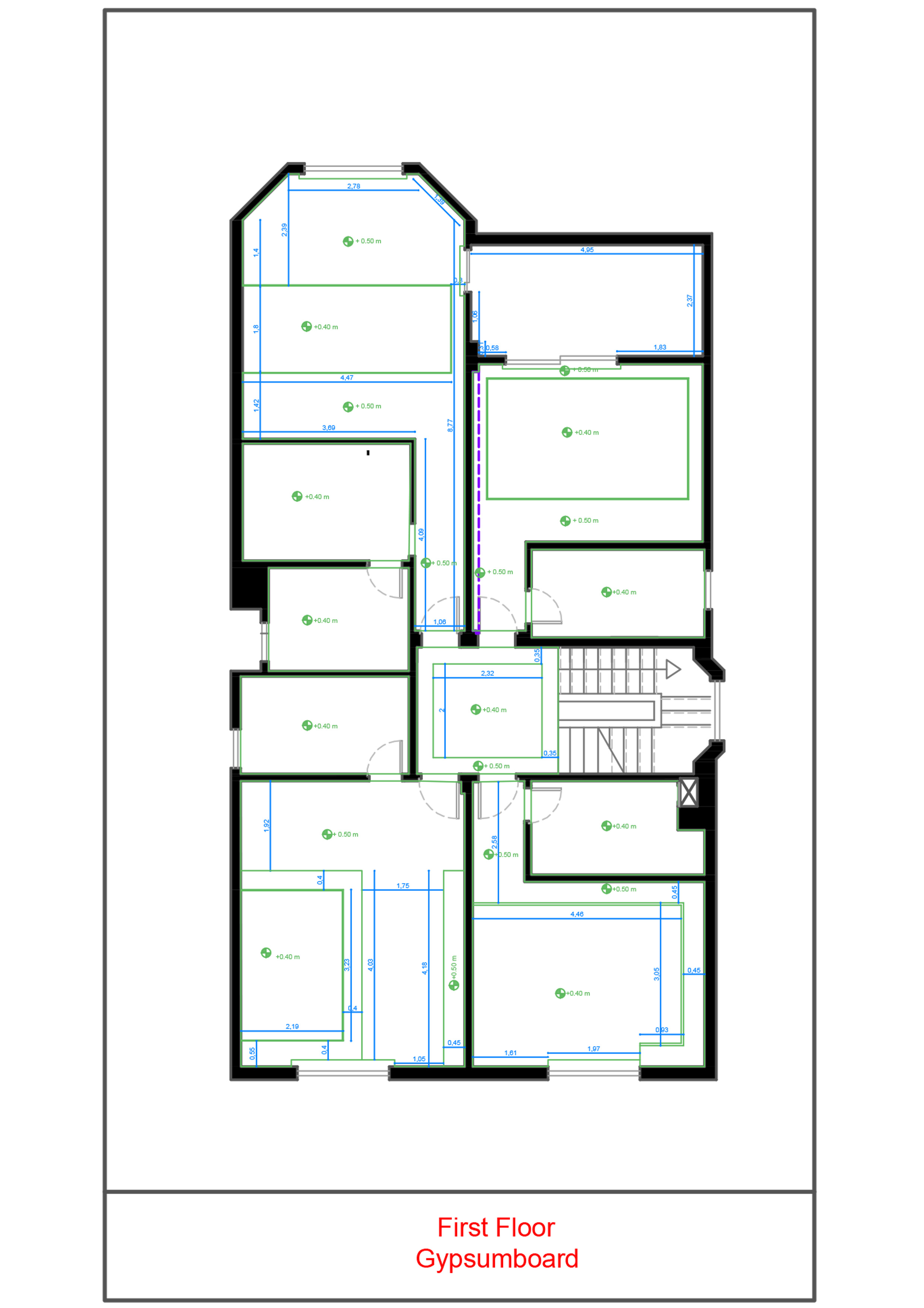 AutoCAD Work - Plans / 3 Storey Villa-9