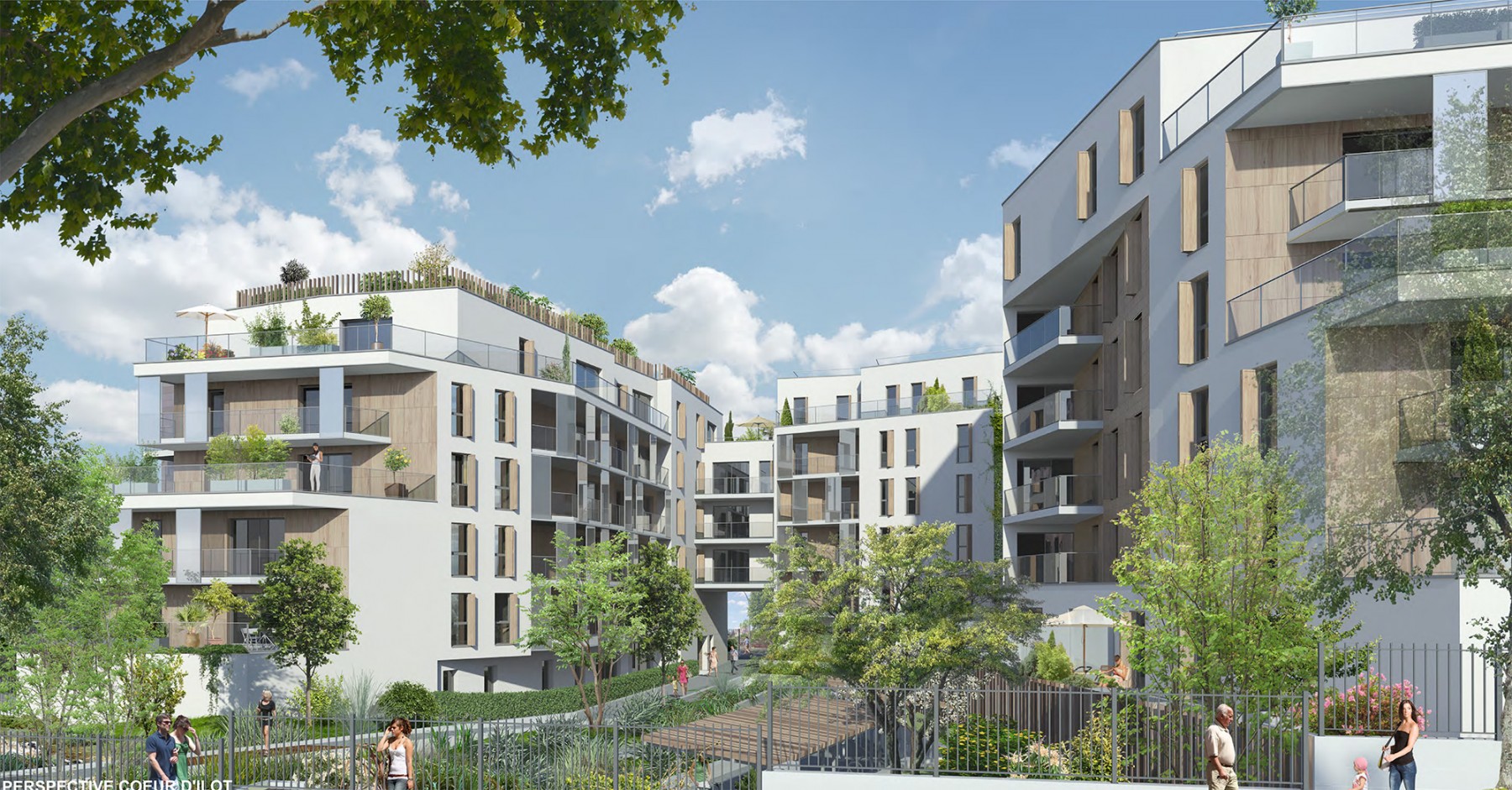 Quartier des quatre chemins住宅项目丨法国丨La Compagnie du Paysage等-0