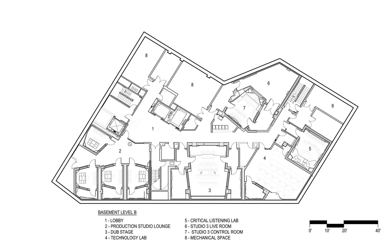 波克夏学院音乐厅 | 活力四溢的城市音乐空间-23