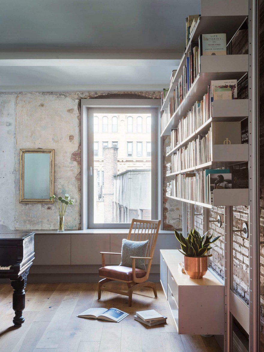 Greenwich Village Loft Made by Combining Two Separate Units in a Heritage Building-18