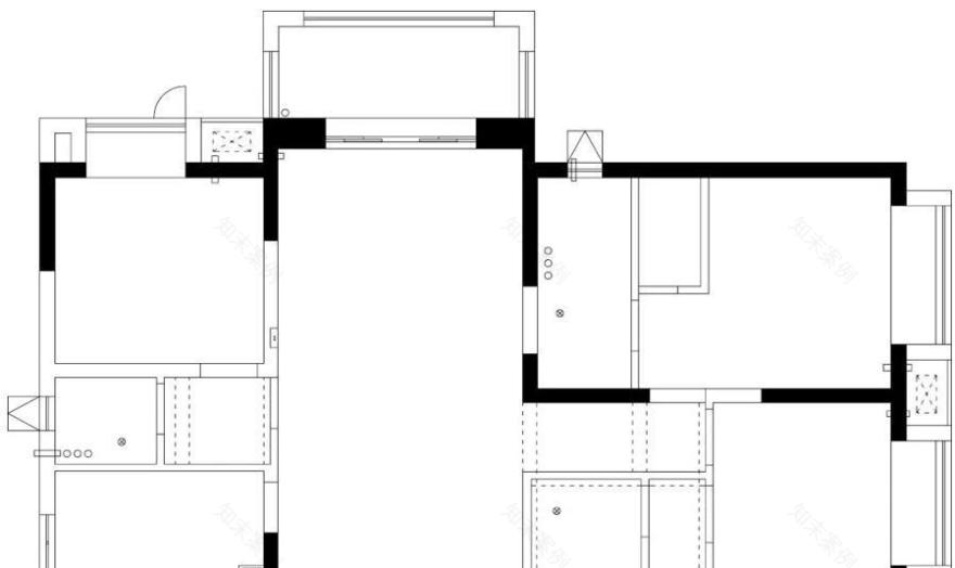 小户型改造的典范 · 简约黑白灰空间-0