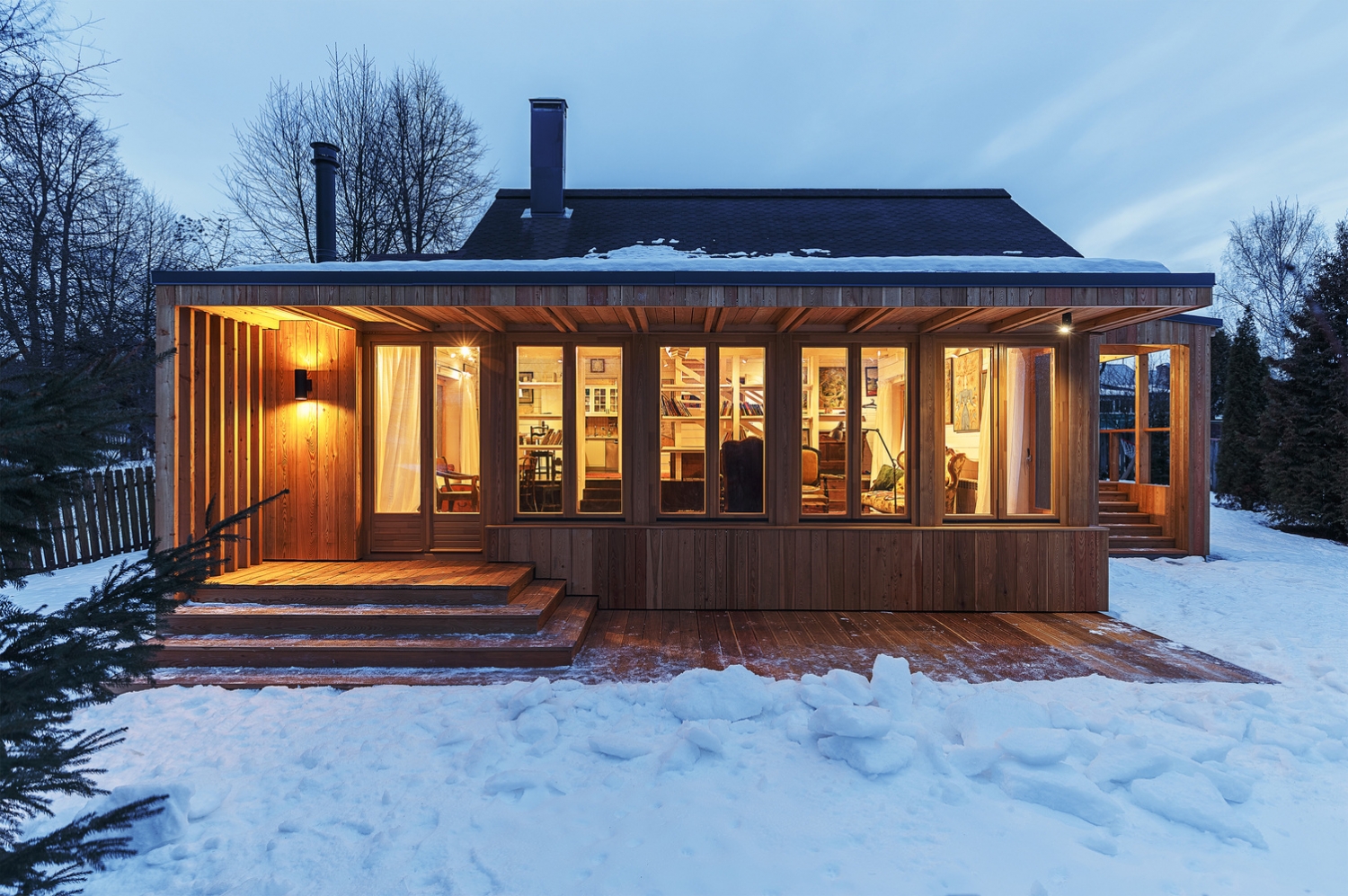 俄罗斯塔鲁萨郊区住宅翻修丨Architectural bureau PROJECT905-66