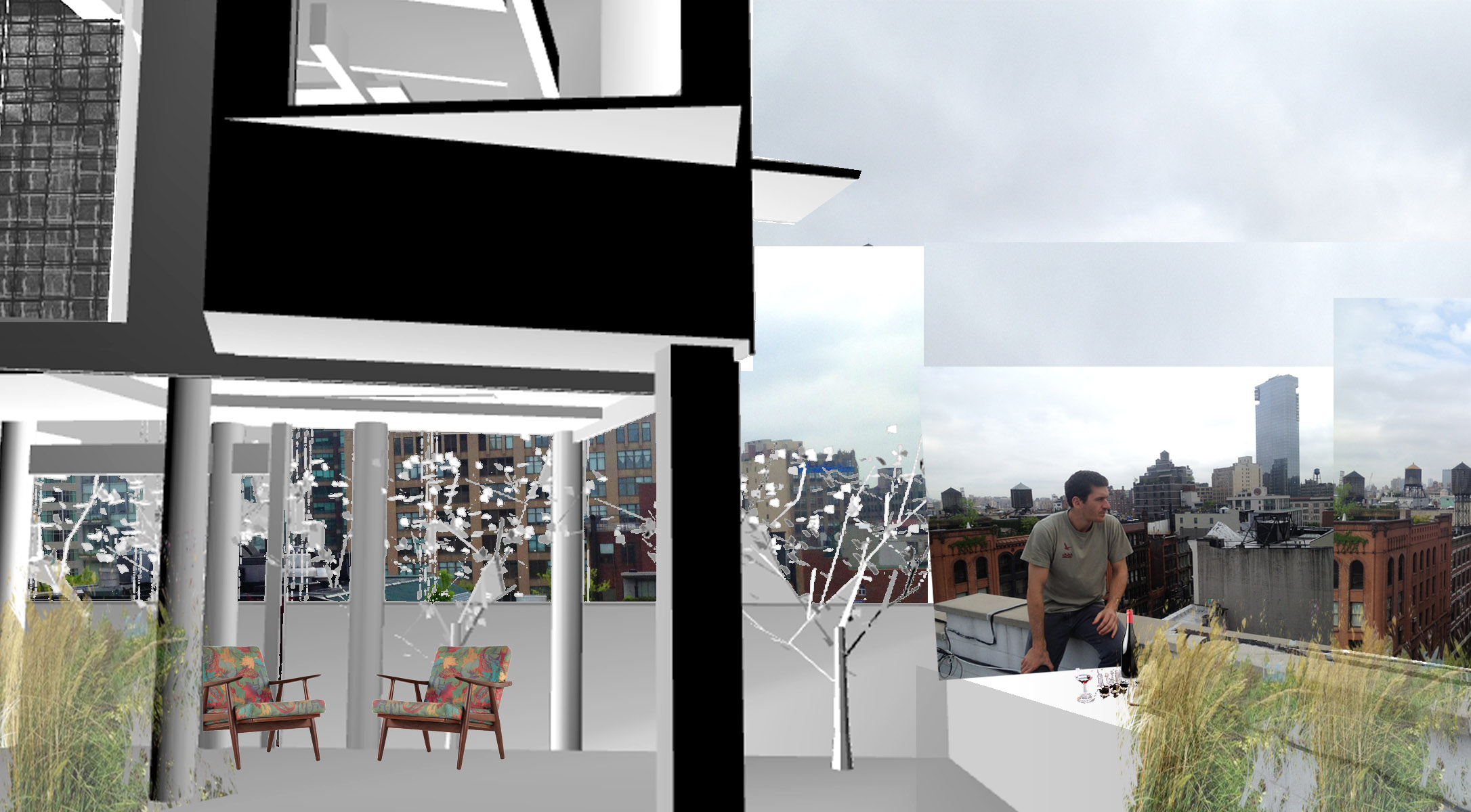 Rooftop Annex to Penthouse Loft, New York City-0