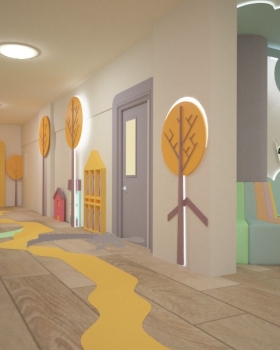 School project 
K. G Entrance, corridor
