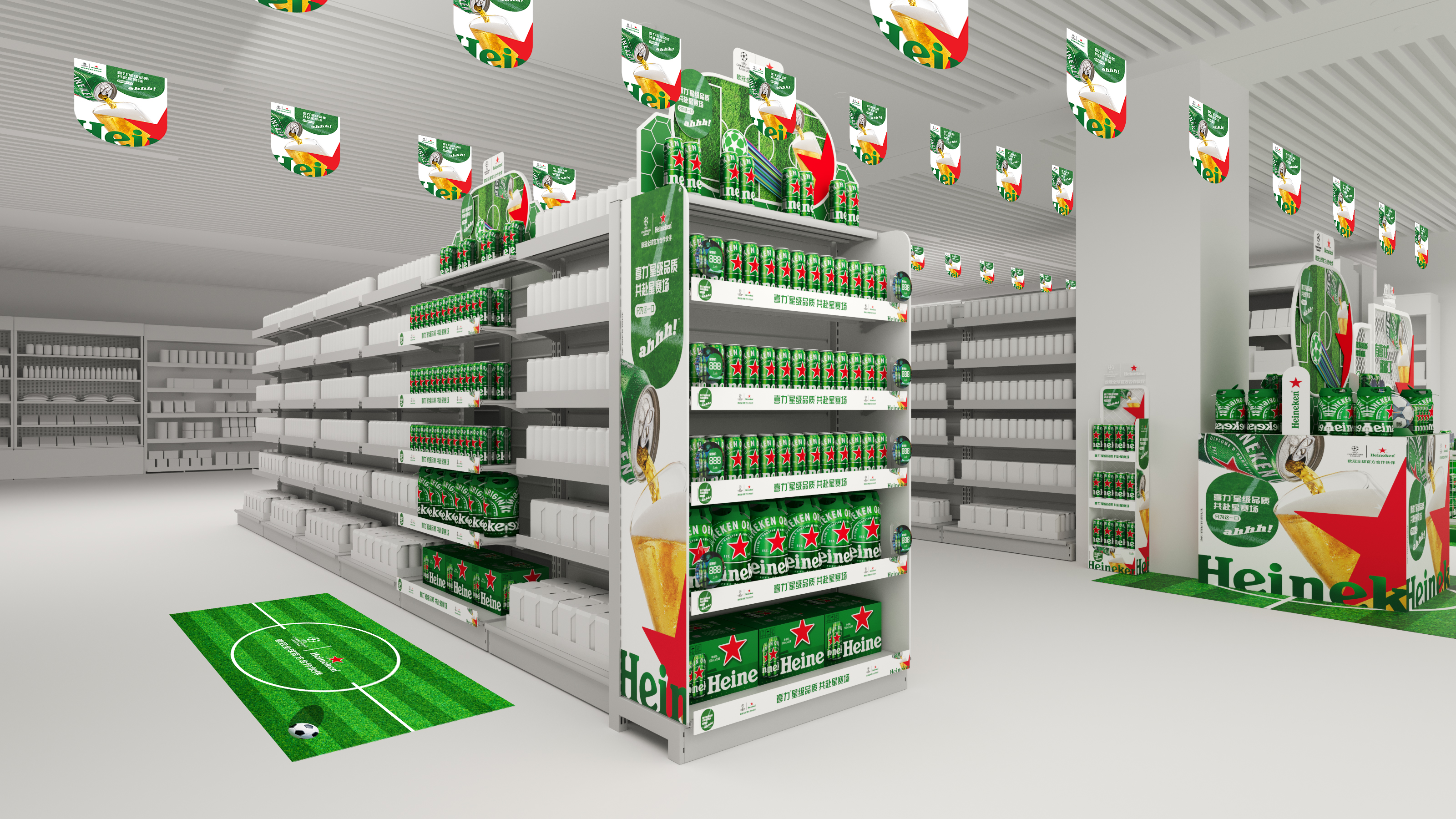 喜力2024年欧洲冠军联赛终端宣传物料设计-12