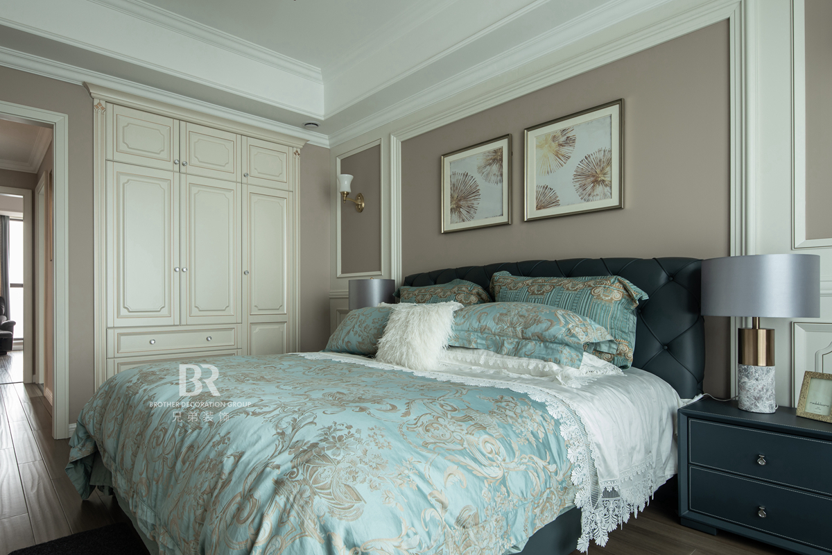 融创滨江壹号跃层轻奢风设计丨中国重庆丨重庆兄弟装饰公司-22