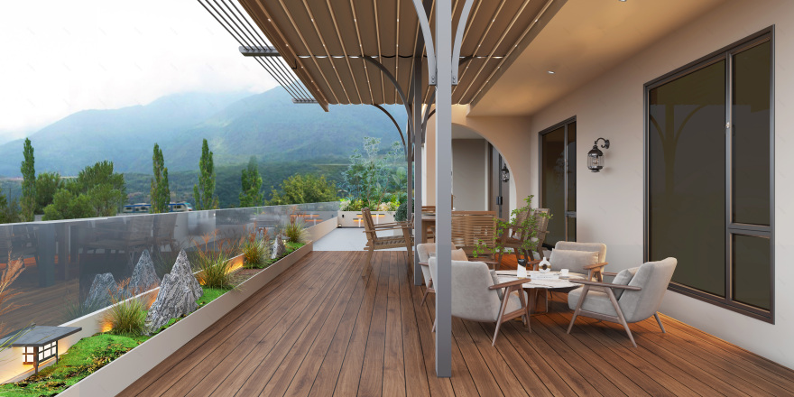 「灵山隐宿」自然风民宿设计-15