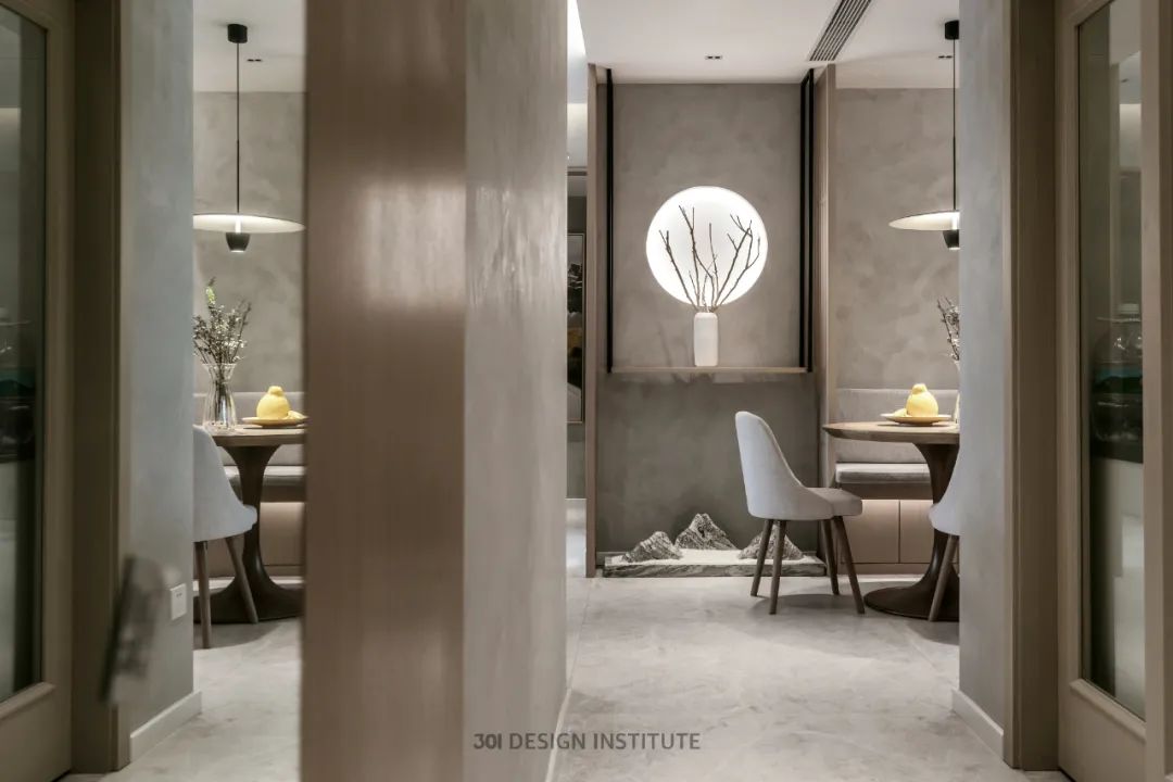 广州骏景花园现代简约茶室家居设计丨中国广州-10