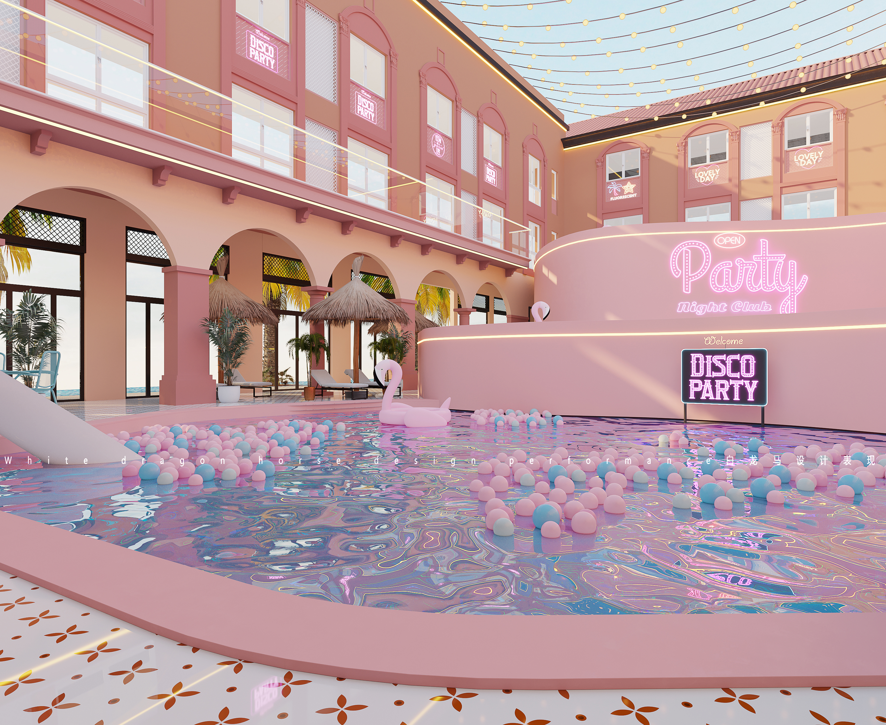 工装游泳馆——白龙马效果图-6