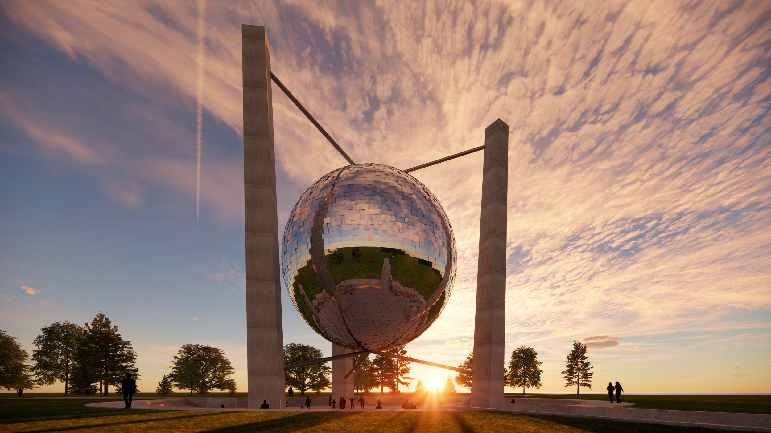 世界最大迪斯科球（Disco Ball）丨美国路易斯维尔丨FOXWORTH ARCHITECTURE PLLC-6