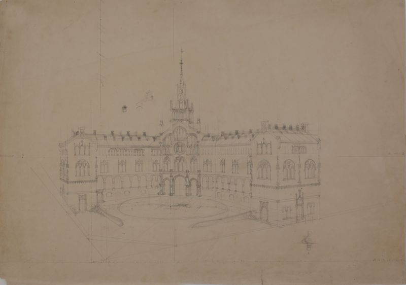 圣十字暨圣保罗医院行政楼及相关建筑项目丨西班牙巴塞罗那-0