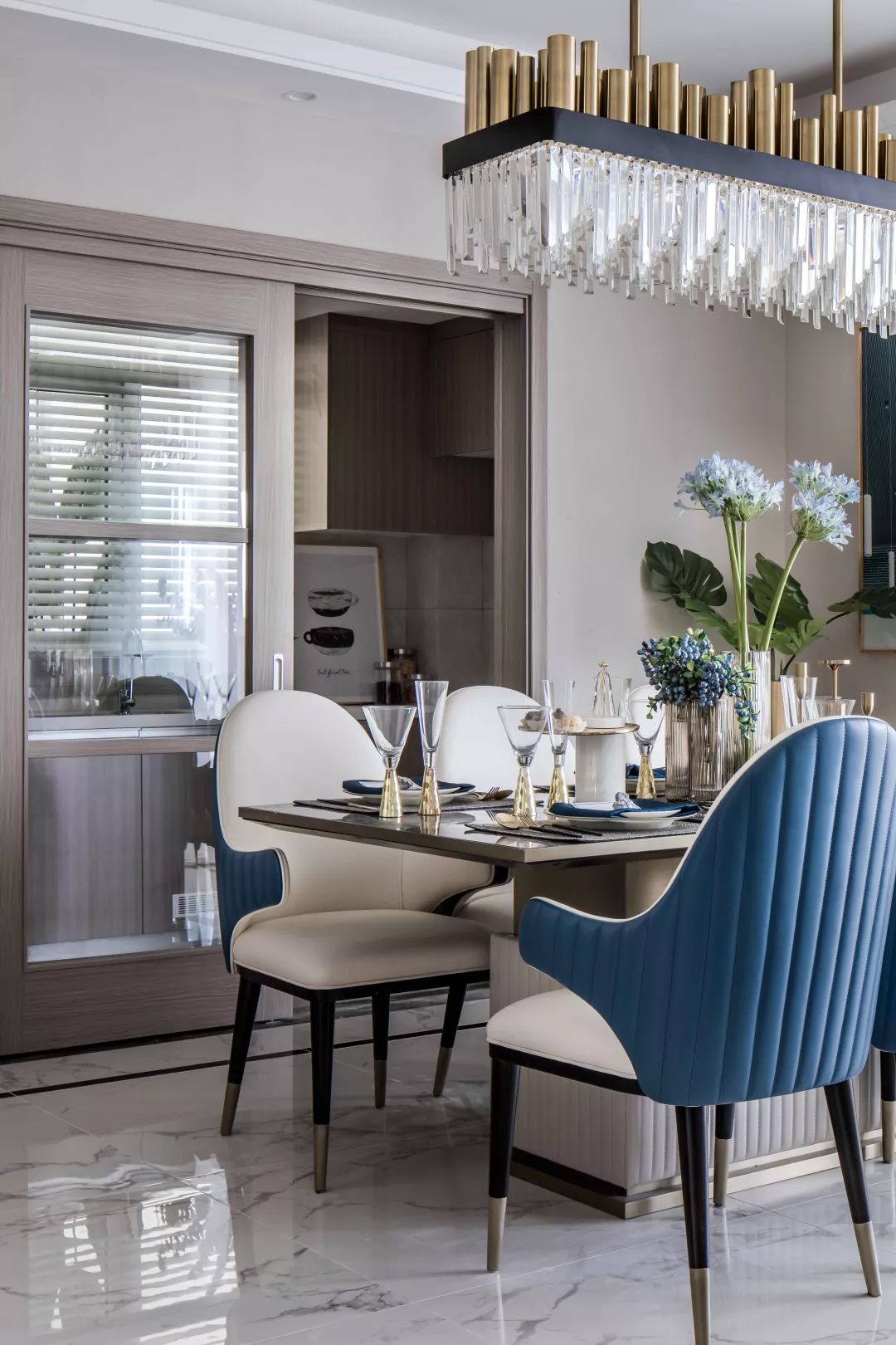 武汉江山境样板房 | 灵魂蓝调的优雅空间-32