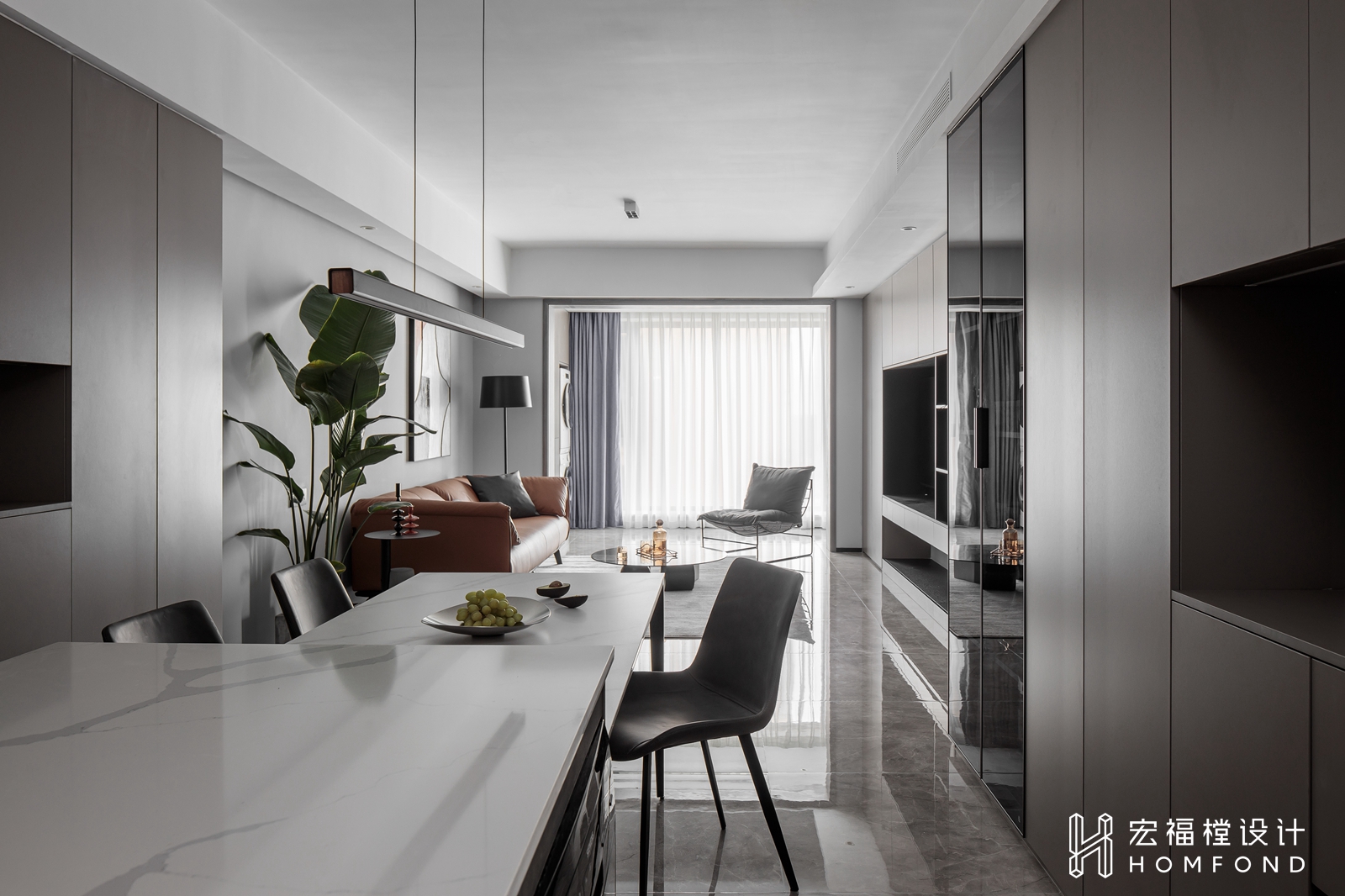 成都“途中”现代家居设计丨中国成都丨成都宏福樘设计-11