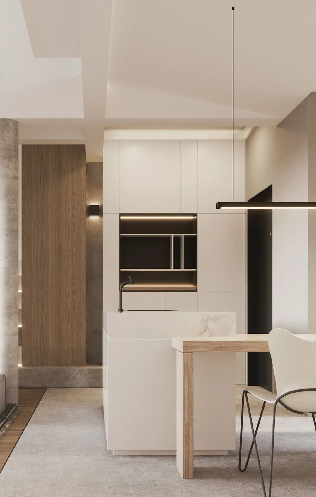 上海首创禧瑞 LOFT | 极简风格中的空间情感表达-24