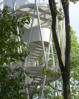 Königstein 森林中的椭圆形观景塔丨德国丨Wolfgang Ott Architekt BDA