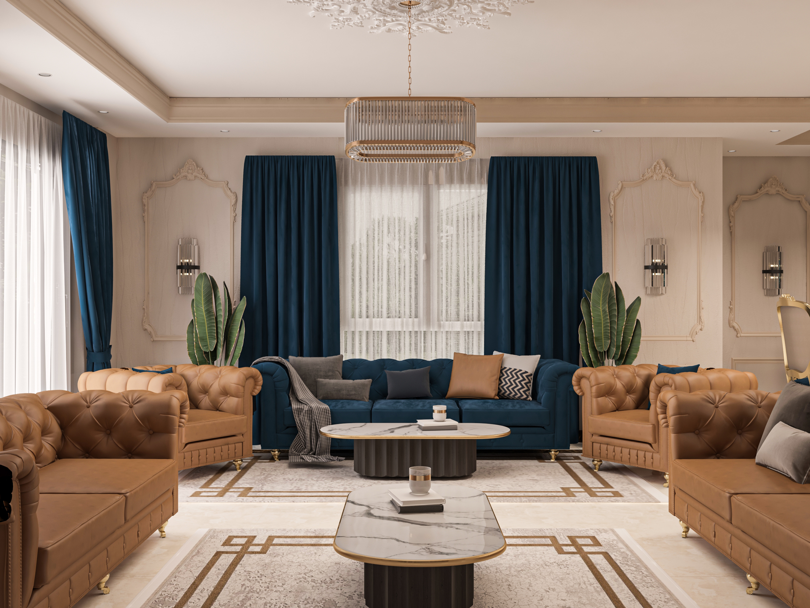 Reception And Dining Area (Design & Shop Drawing)-1