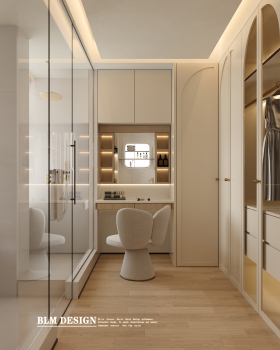 现代轻奢—白龙马效果图