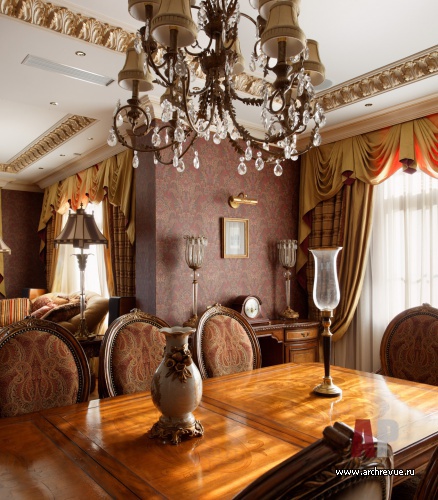豪华古典风格带泳池别墅室内设计丨Михайлова Светлана（米哈伊洛娃·斯韦特兰娜）-17