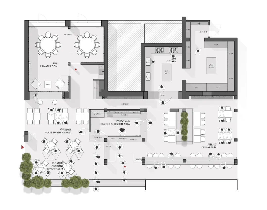 北欧风格布罗斯餐厅丨中国上海丨上海木卡建筑设计有限公司-74
