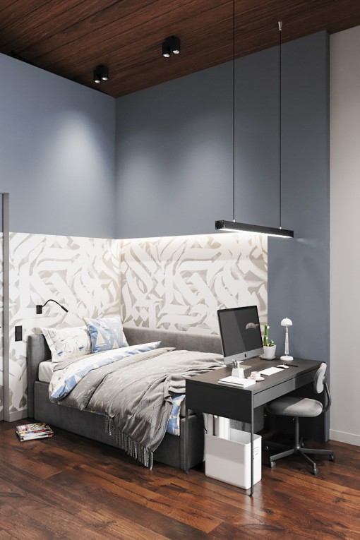 森林岛小区住宅室内设计丨俄罗斯车里雅宾斯克丨文本未提及-34