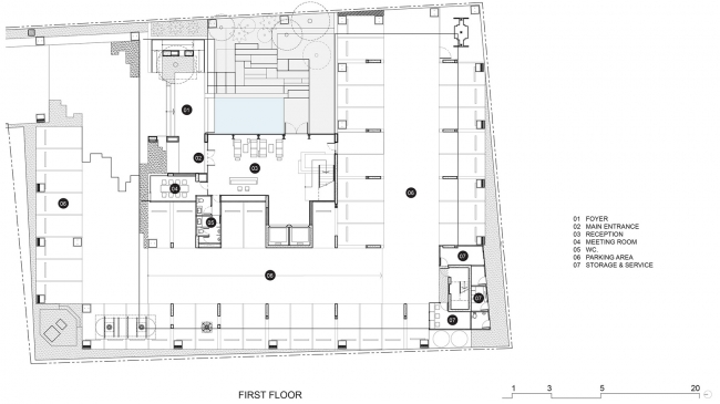 曼谷“水稻梯田”式办公室,绿色环保,灵活共享空间-48