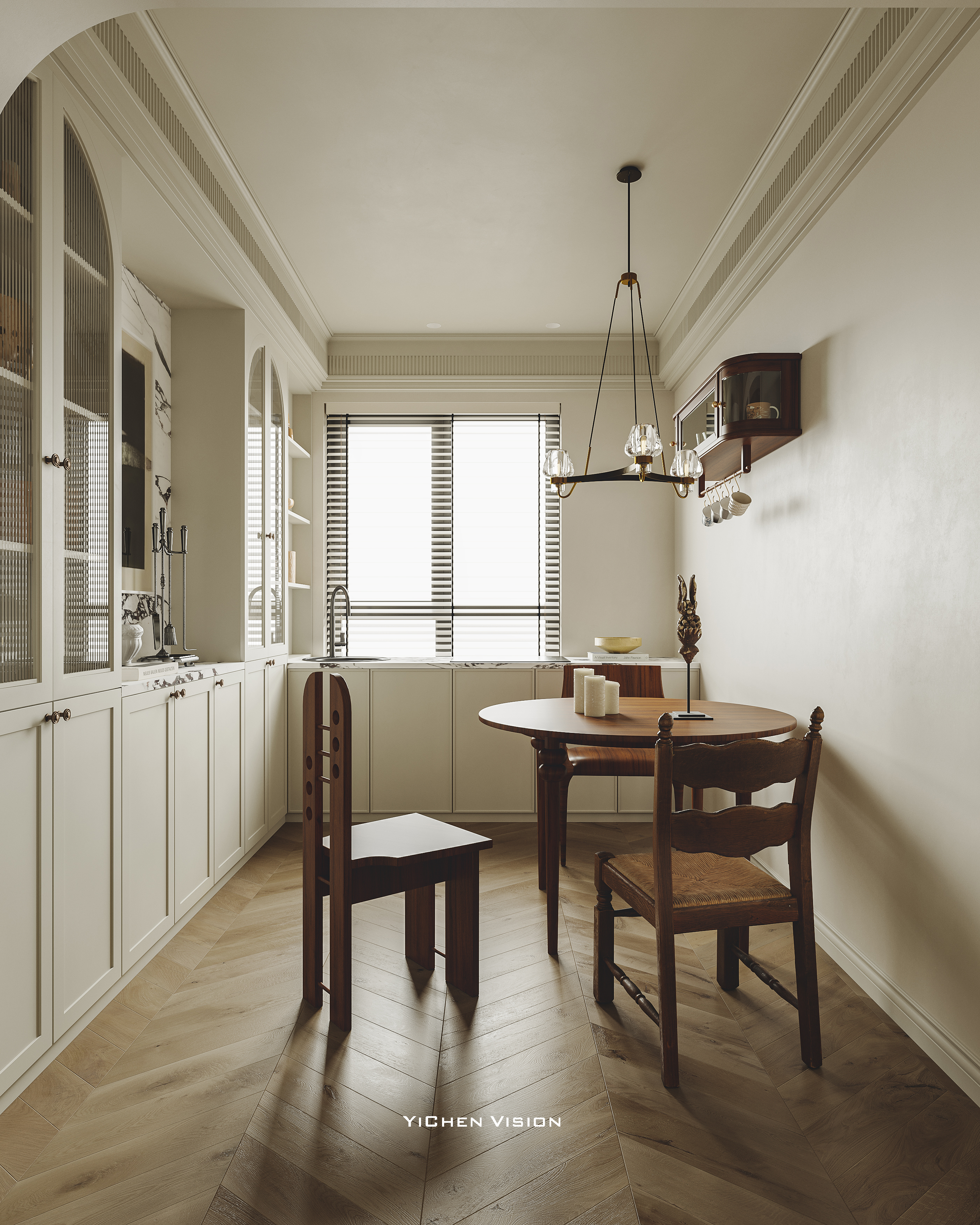 新古典混搭风丨中国西安丨西安异构全案设计-10